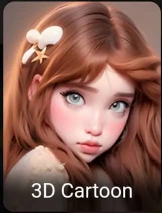 screenshot of Wink Pro Mod APK showing AI Animation into 3D cartoon